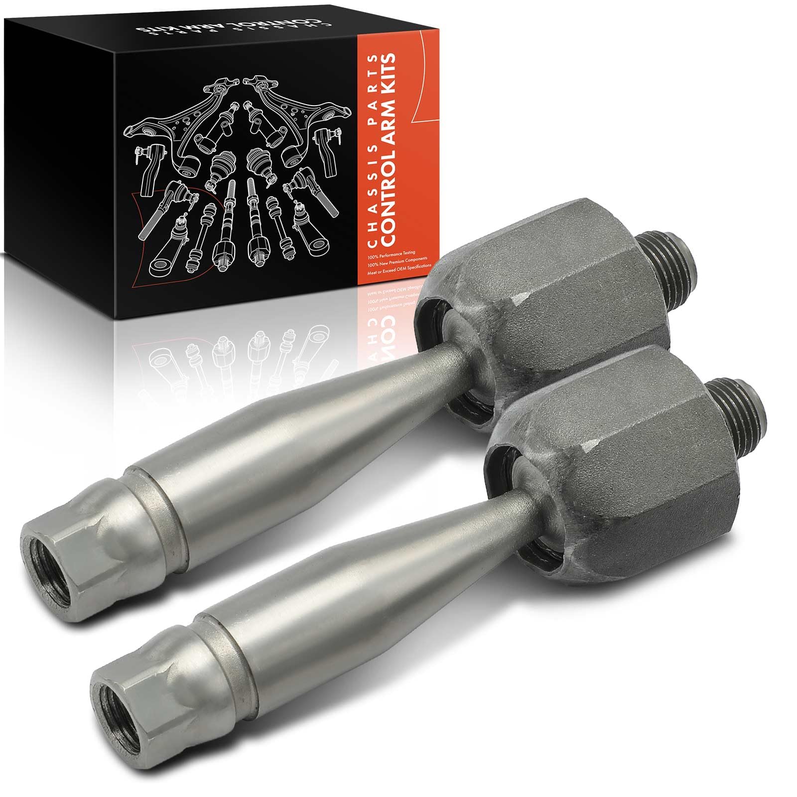 Frankberg 2 biellettes de direction pour l'essieu avant, des deux côtés | 4D0419801E; Compatible avec: P.a.s.s.a.t Variant 3B5, A6 4B2 4B4, A6 Avant 4B5 4B6, A4 Avant 8D5, A4 8D2