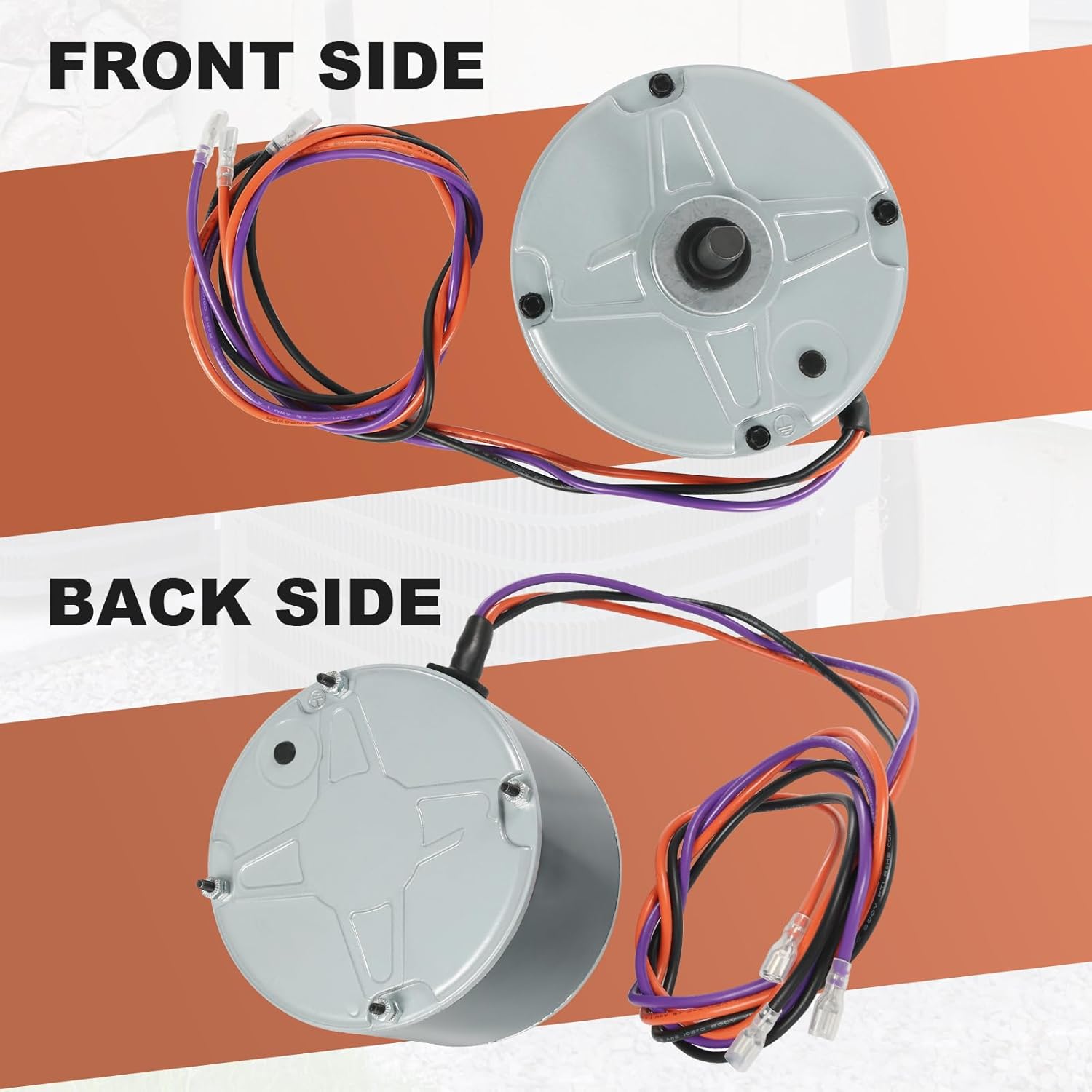 68J97 Condenser Fan Motor Compatible with Lennox 10ACB24-10, 10ACB30-10, 10ACB18-10, 10ACB36-10, 10ACB48-10 ; 1/6 HP 208-230V 1PH 60HZ 1075RPM Fan Motor Replace # 31L19 31L1901 K55HXDFM-6844