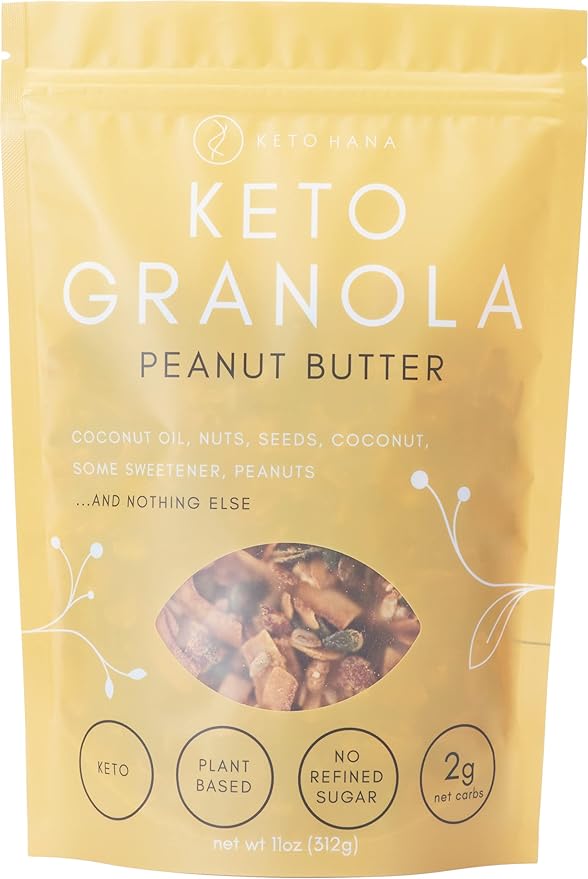 Keto Hana Peanut Butter Keto Granola Keto Diet Vegan