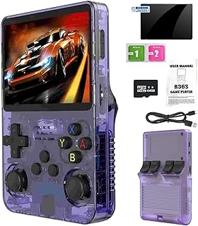 R36s retro Handheld Gaming Console with 64G Cards