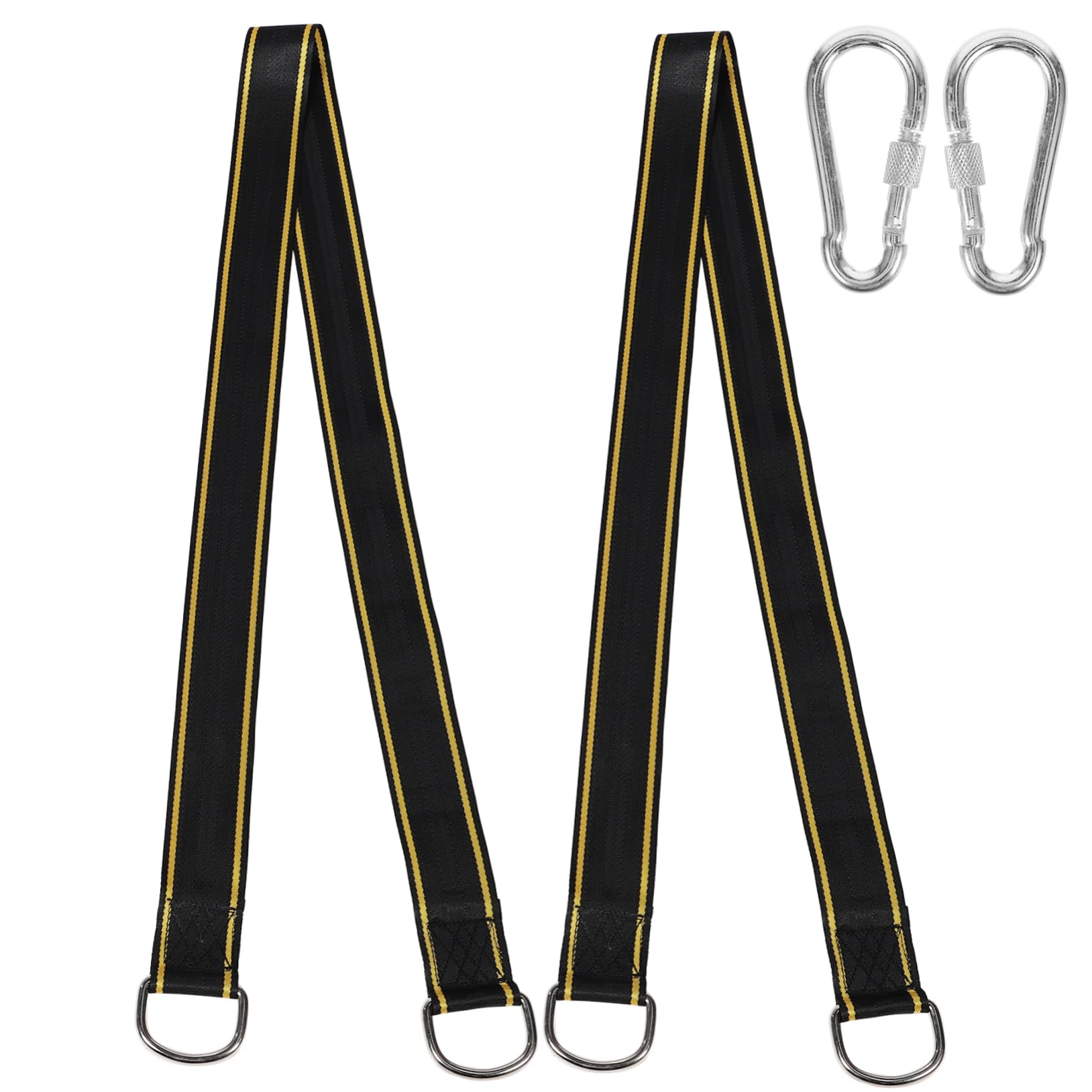 Mikikit 1 Set of Hammock Straps Extra Long Swing Hanging Strap for Trees Outdoor Rope Swing Fixer