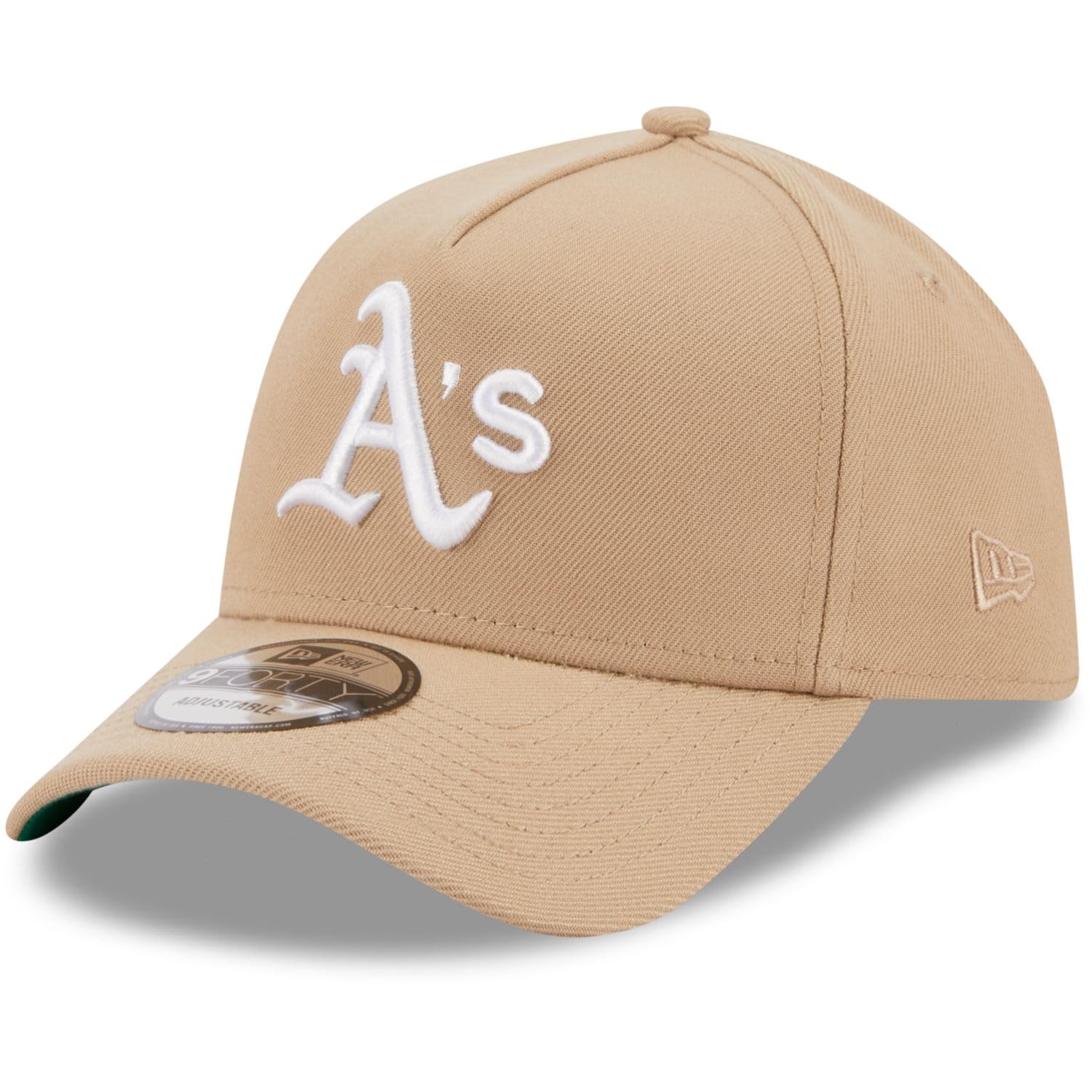 New Era 9Forty A-Frame Cap - Oakland Athletics Camel - One Size