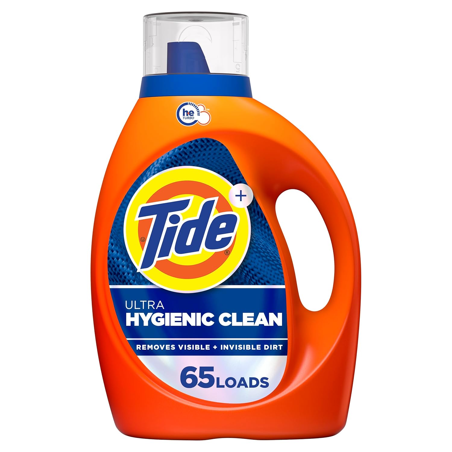 Tide Ultra Hygienic Clean Liquid Laundry Detergent Original Scent 92 65 Loads Removes visible and invisible dirt Laundry
