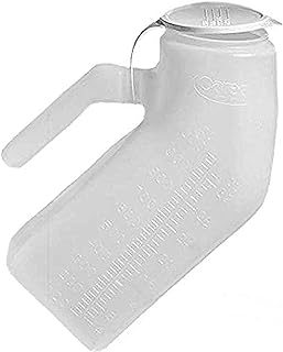 Carex? 32 oz Male Urinal With Cover - Case of 6