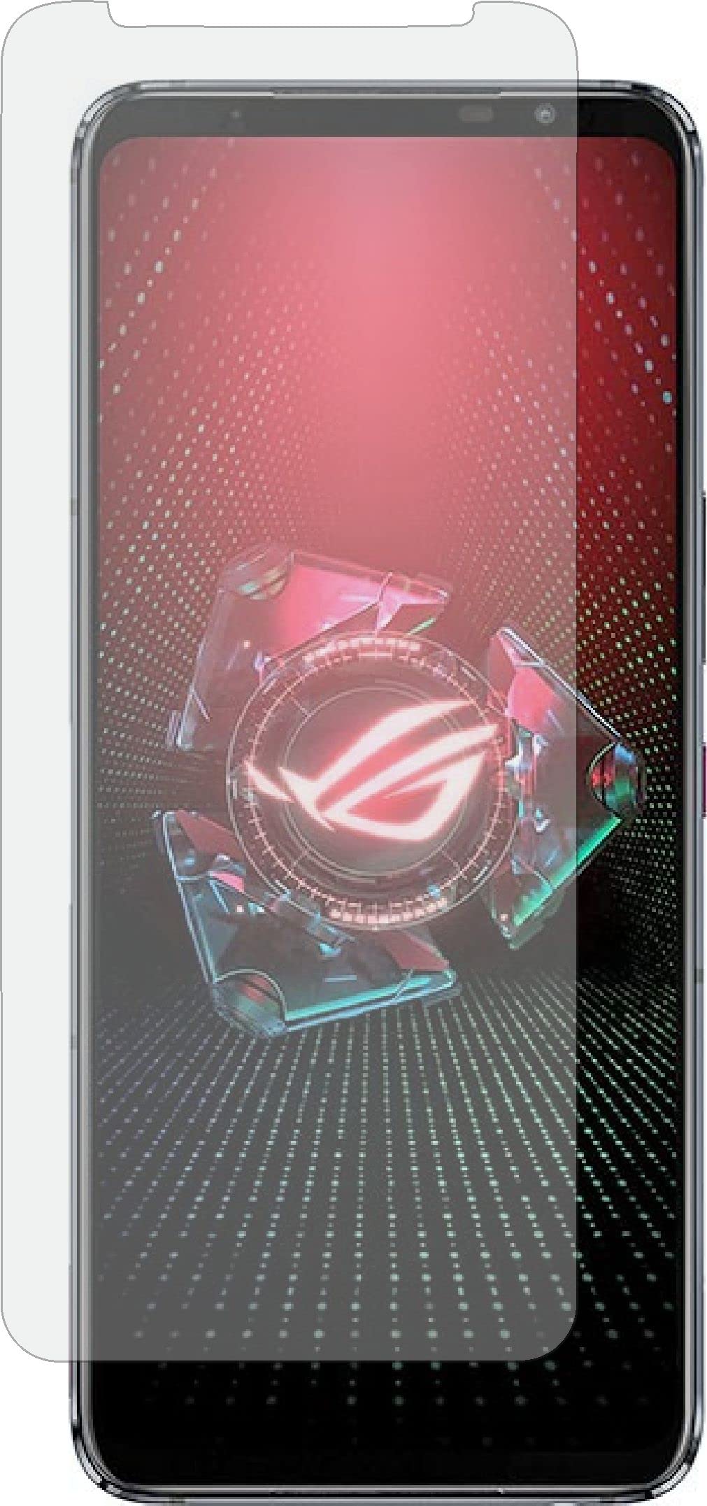 GoldFox Flexible 10H Molded Tempered Glass with Free USB Bulb Compatible for Asus Rog 5 Pro-picture-31
