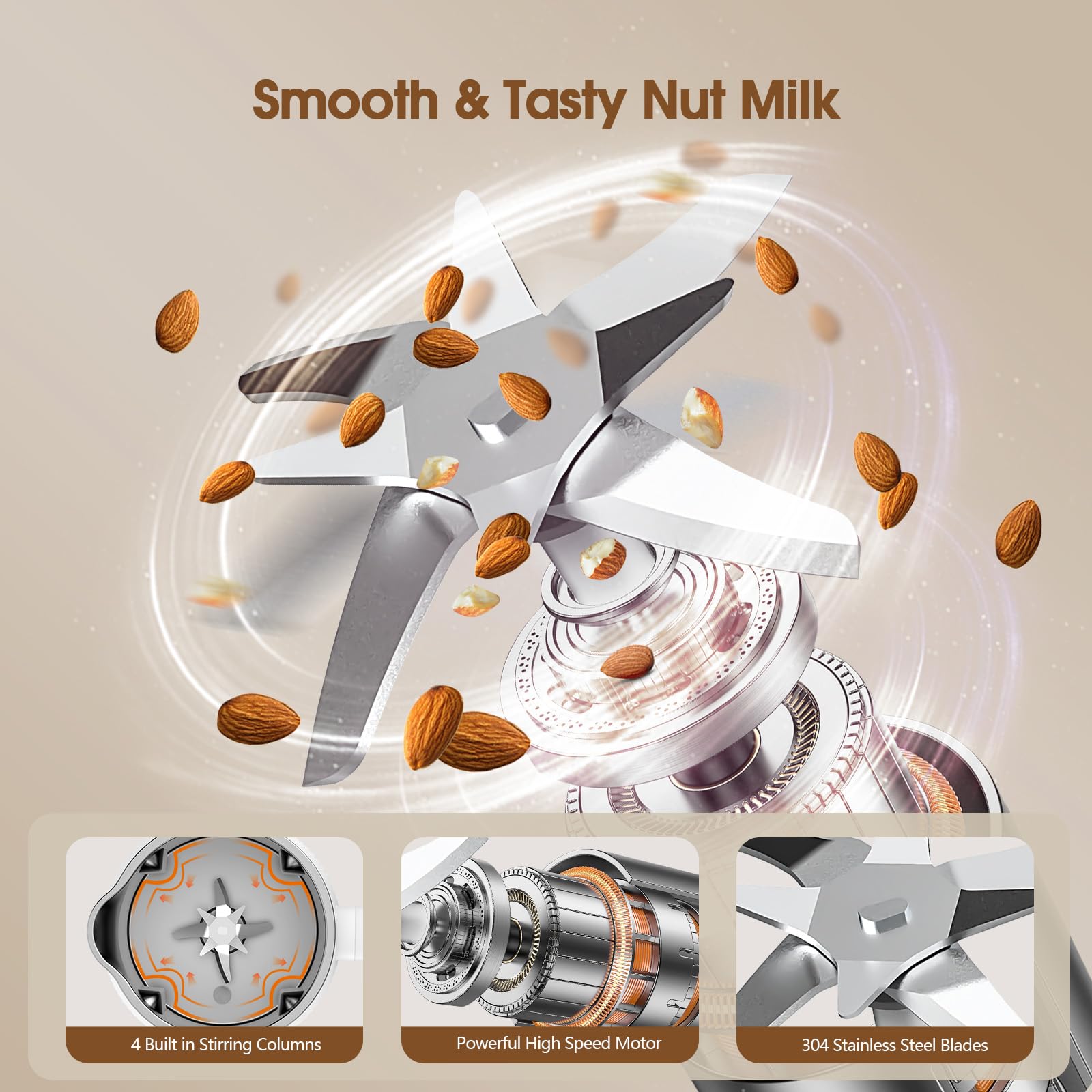 7 in 1 Nut Milk Maker - Product Features