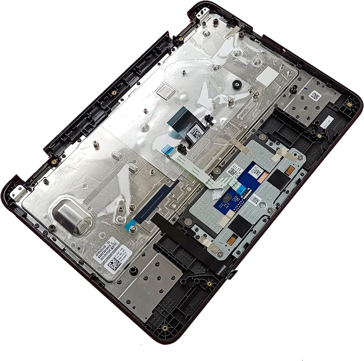 Replacement for Dell Chromebook 11 3100 Laptop Upper Top Cover Case Palmrest Not-Backlit Keyboard Touchpad Assembly Part 9X8D7 09X8D7