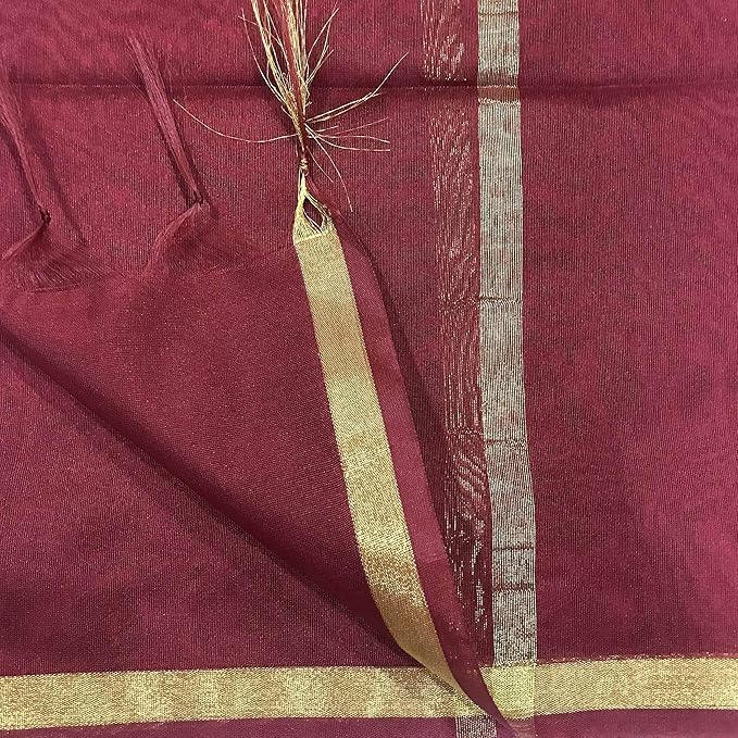 Women Indian Dupatta Art Silk Stole Peach Scarf Party Wear Solid Wrap chunni Beautiful Daily Uses For Women & Girls3