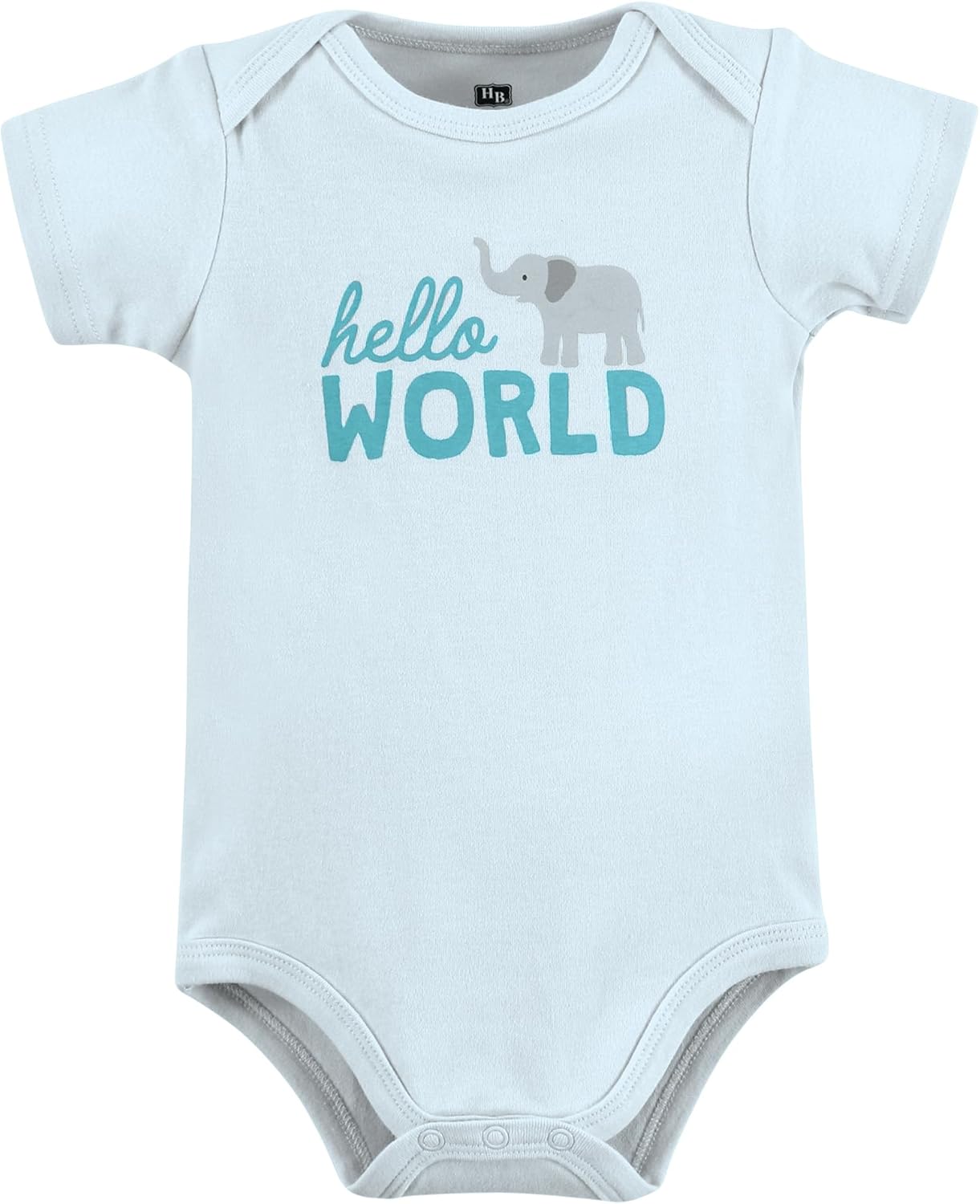 Hudson Baby Unisex Baby Cotton Bodysuits 5-pack - Image 3