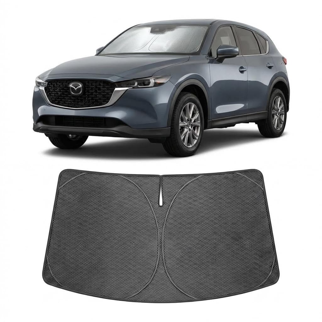 Proadsy Custom Fit 2017-2026 Mazda CX-5 Windshield Sun Shade, Blocks Heat