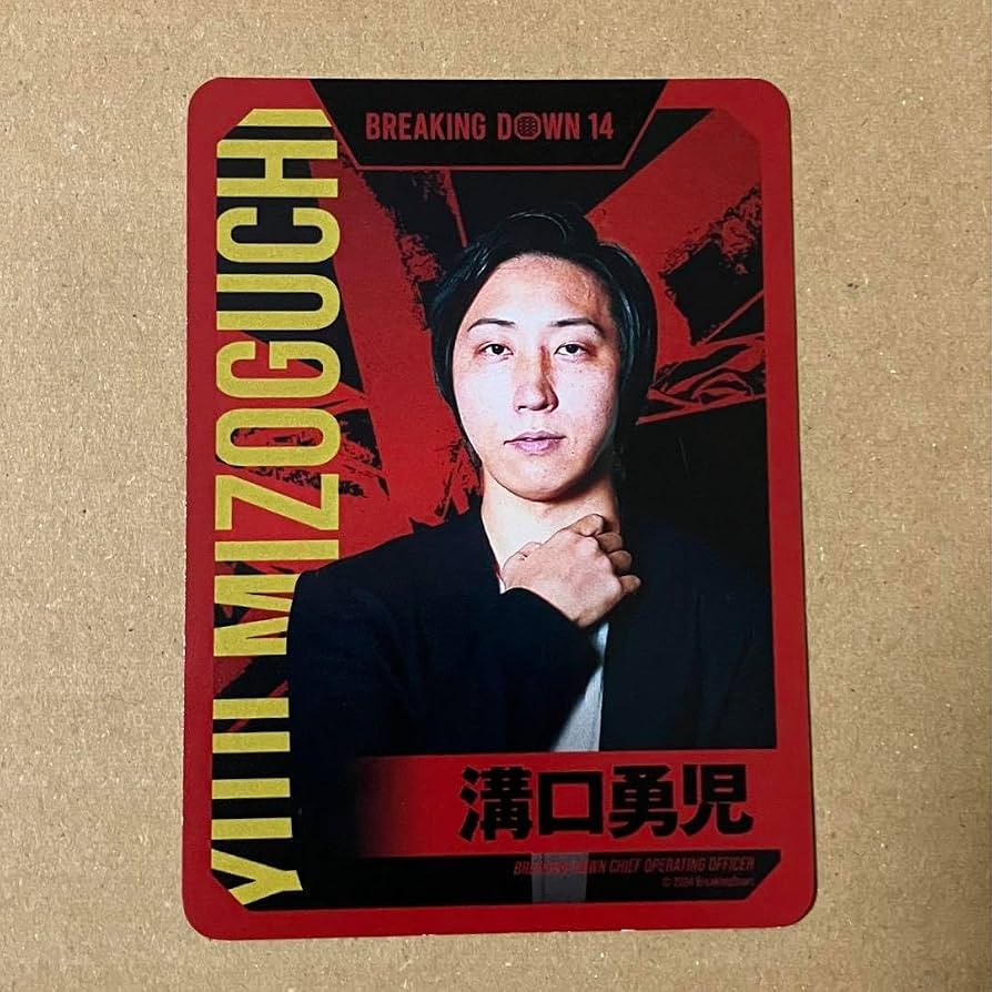 ブレイキングダウン　ライセンスカード Amazon.co.jp: ブレイキングダウン14 溝口勇児 トレカ 来場者特典