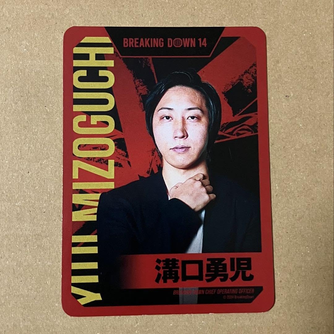 ブレイキングダウン　ライセンスカード Amazon.co.jp: ブレイキングダウン14 溝口勇児 トレカ 来場者特典