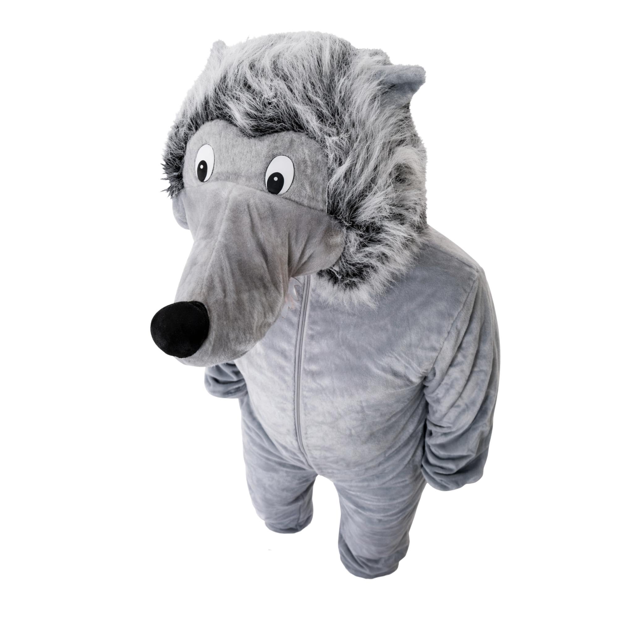 Seruna Wolf-Kostüm, F49 M-L, für Erwachsen-e Männer Frau-en, Wolfs-Rudel Wölfe Tier-Kostüme Fasching Karneval Fasnacht Faschingskostüm-e Karnevalskostüm-e