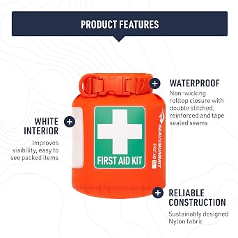 Sea to Summit Lightweight First Aid Dry Bag for Medical Supplies