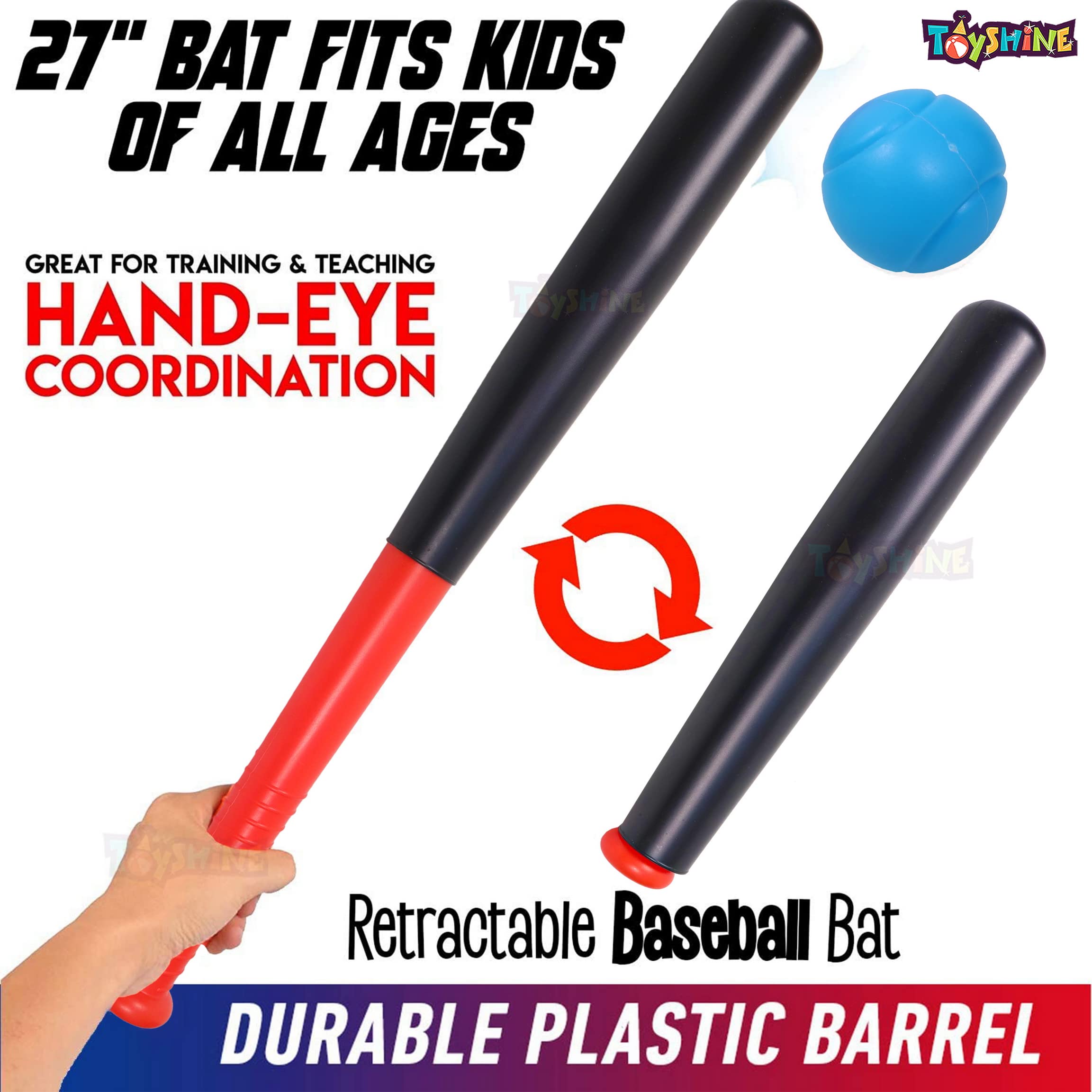 Toyshine Kid's 5 in 1 Sports Set with Bowling Game, Ring Toss