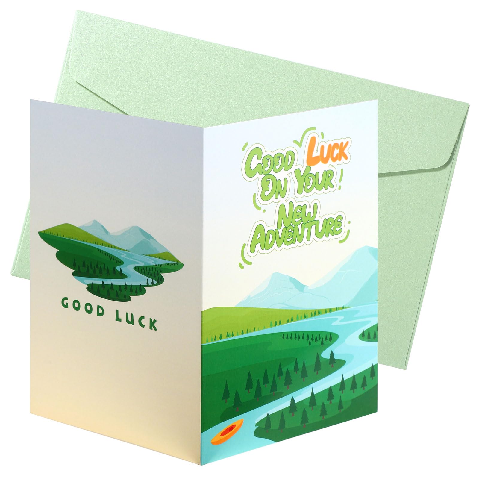 Goodbye Cards for Coworkers, 9.45x7.1in Good Luck on Your New Adventure Card with Envelope Coworker Leaving Card Good Luck Card Going Away Card Farewell Card for Colleague Retirement Gift