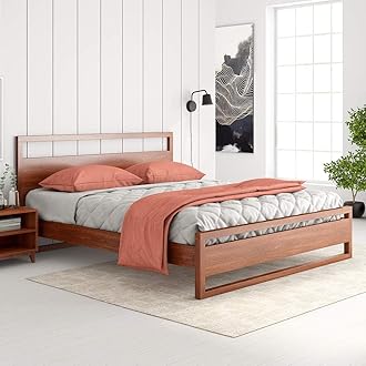 Ferrovilla King Size NS 20 Sheesham Wood Bed for Bedroom with 2 Years Warranty | Office Furniture | Living Room Cot | Wooden Bed | Daybed |Traditional Beds | Bedroom Furniture |