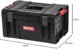 Tool Box Set QBRICK 5987 Modular Tool Box Case + 5 Multi Organiser Case System Assortment Box Tool Storage (KG), Black, 4256 - 4