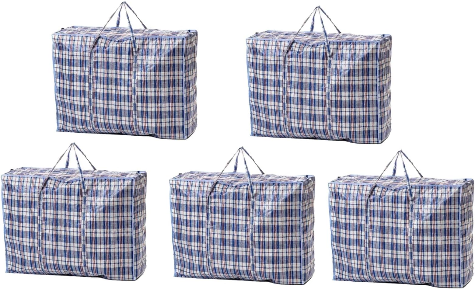 10 Pack Extra Large Laundry Bags - 80 X 60cm Zippered Reusable Storage Bags For Clothes, Travel, Or Shopping 11 thumbnail image
