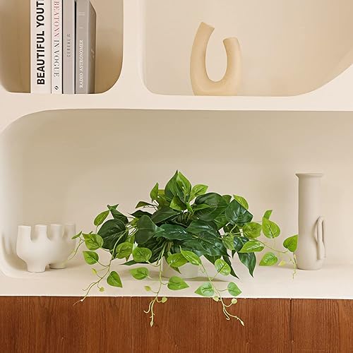 Miniatura 3 de Plantas artificiales falsas en maceta para pared, hogar, habitación, oficina, decoración interior