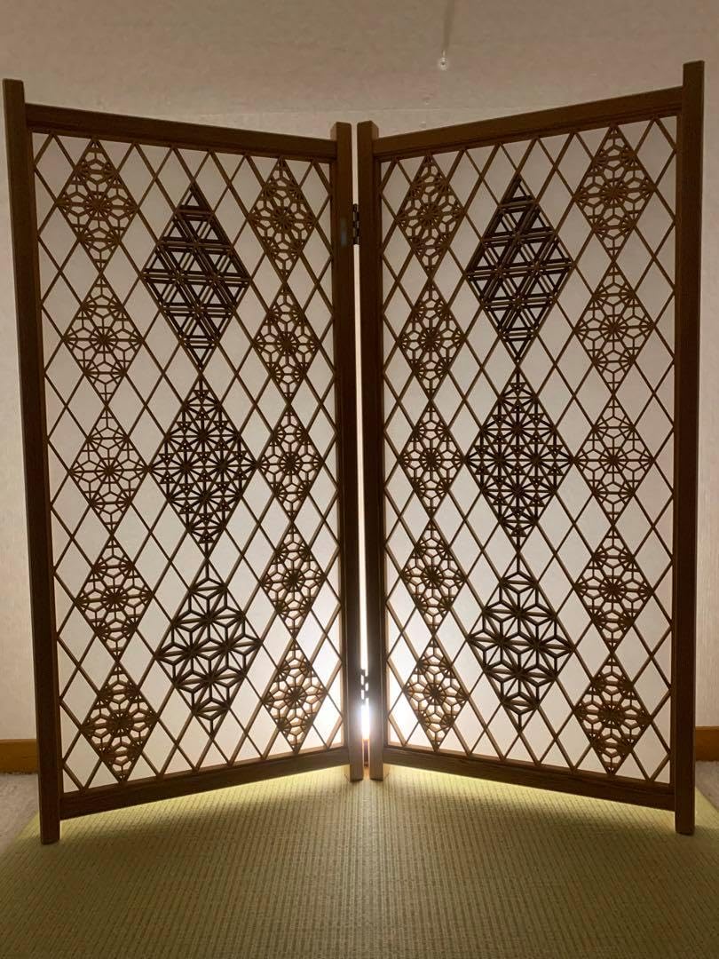 組子衝立 秋田杉 【公式通販】