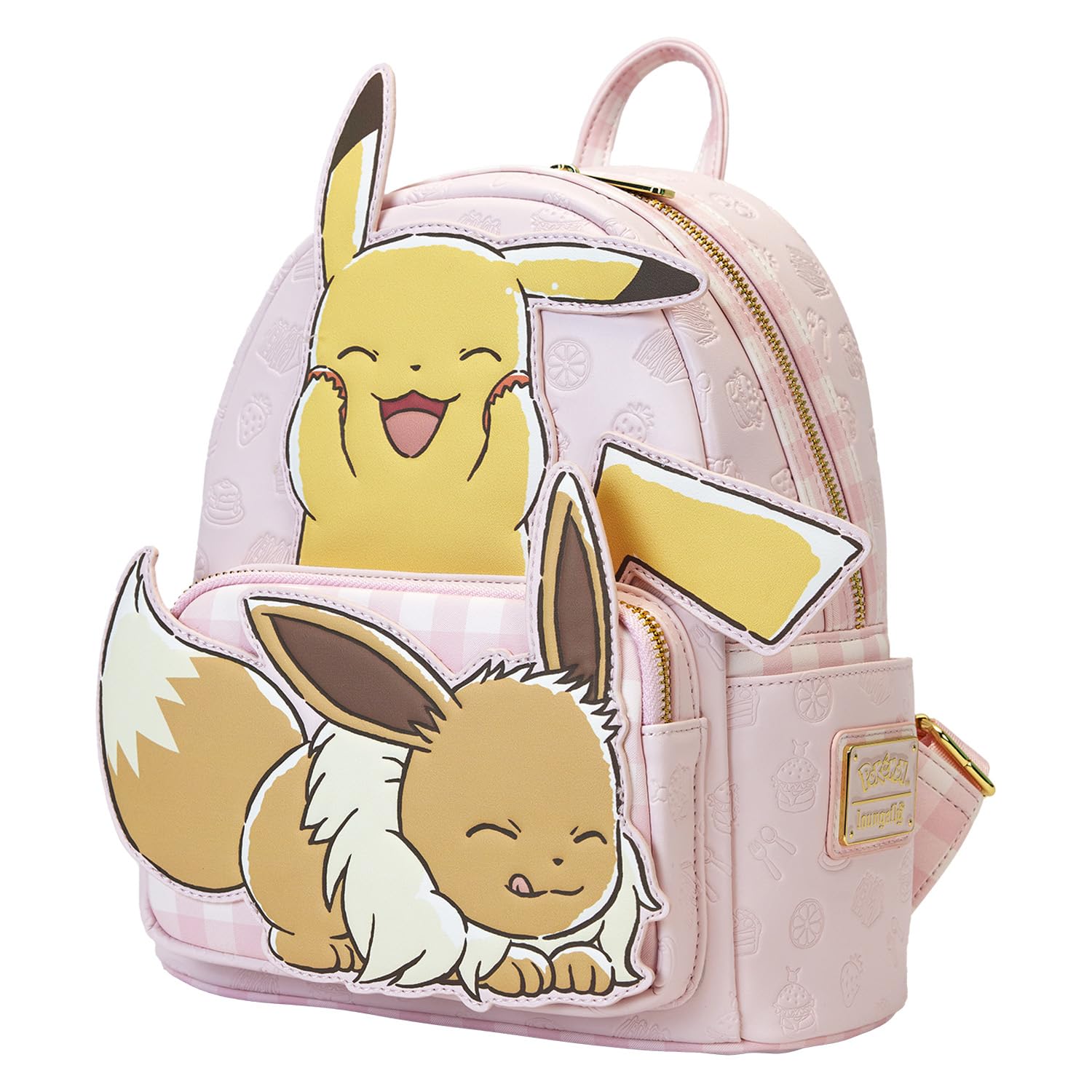 Loungefly Pokémon Pikachu & Eevee Mini Backpack : Clothing, Shoes & Jewelry