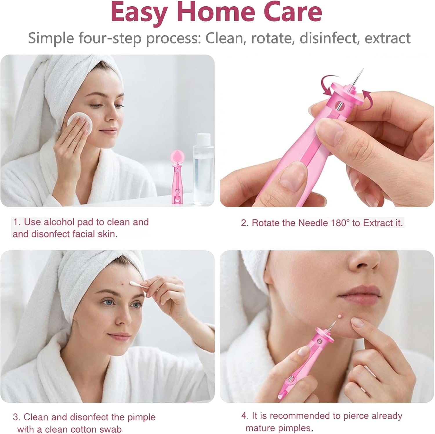Sterile Lancets for Pimples, Disposable Acne Needles