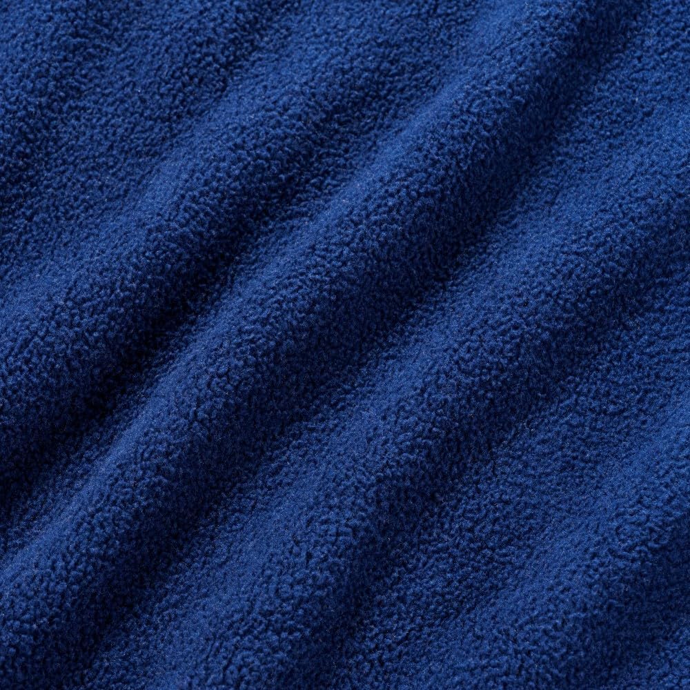 Berkshire Blanket Microfleece Throw Size Bed Throw Blanket Navy, Lightweight Soft Breathable Plush Micro Fleece Throw Blanket for Travel, Bed and Couch, 50x60 Inches - Image 4