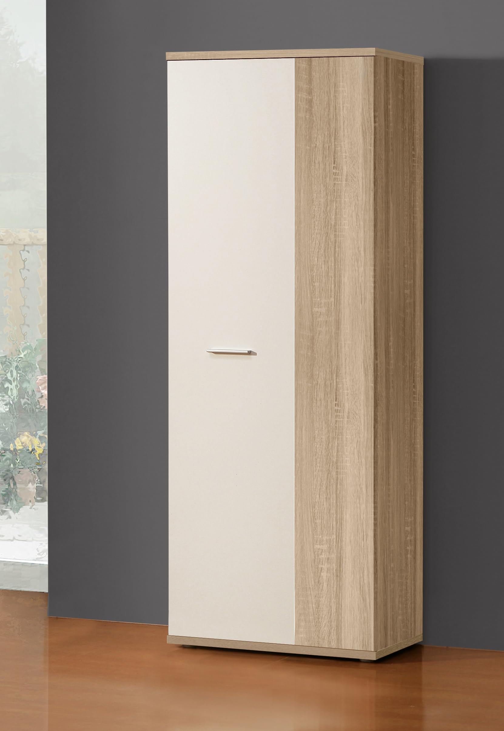 AVANTI TRENDSTORE - Feena - Armadio multiuso in legno laminato con 2 porte a battente e 5 ripiani, disponibile in diversi colorazioni. Dimensioni LAP 68,9x179,1x34,8cm