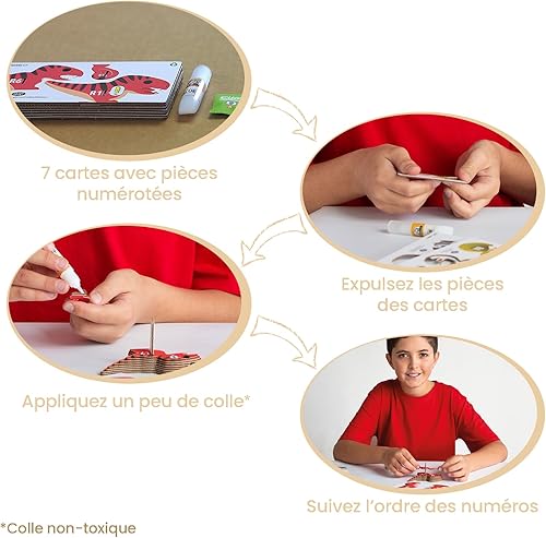 Miniatura 5 de Eugy Squirrel 3D Puzzle - 36 Piece Eco-Friendly Educational Toy Puzzle for Boys, Girls & Kids Ages 6+