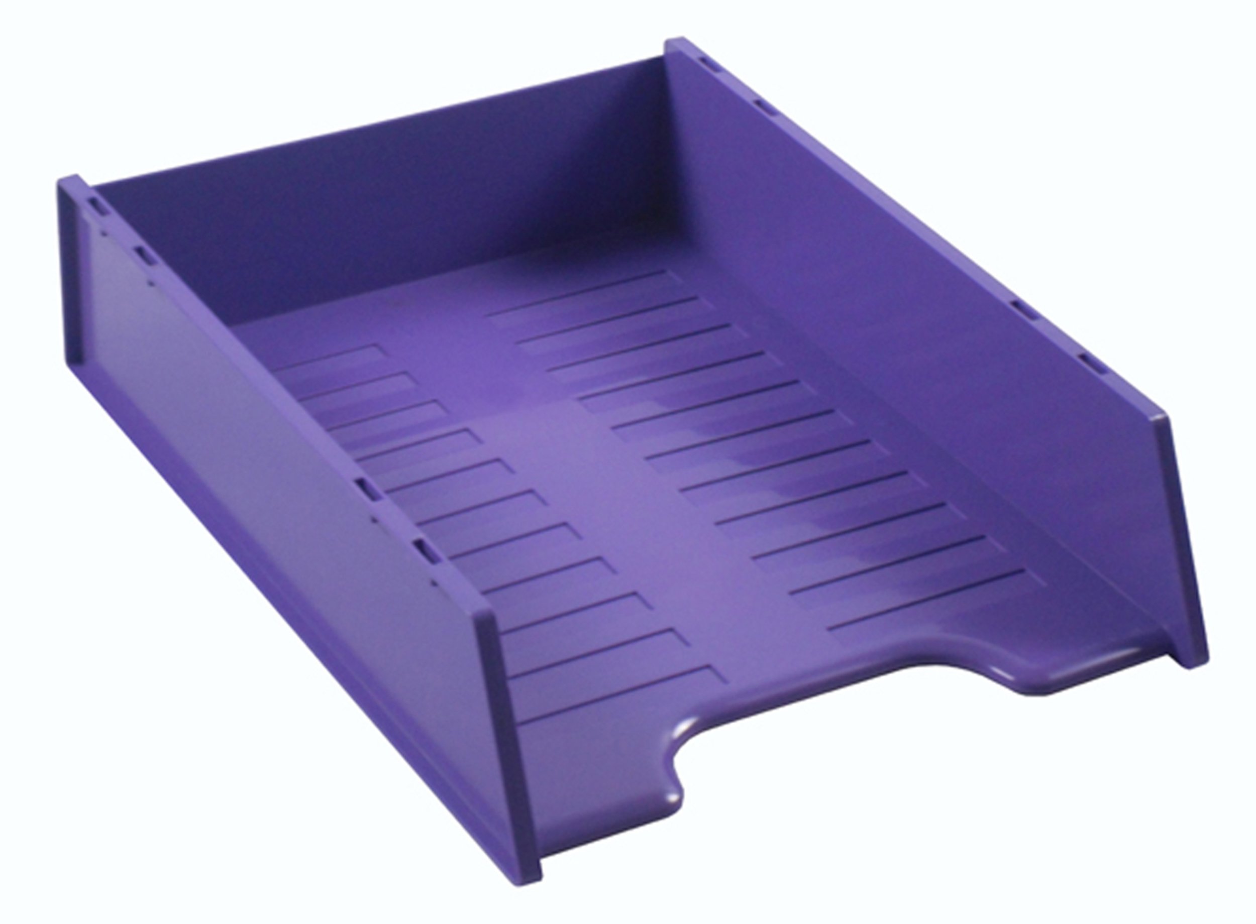 Corbeille à courrier A4 raisin empilable pour organiser efficacement votre espace de télétravail