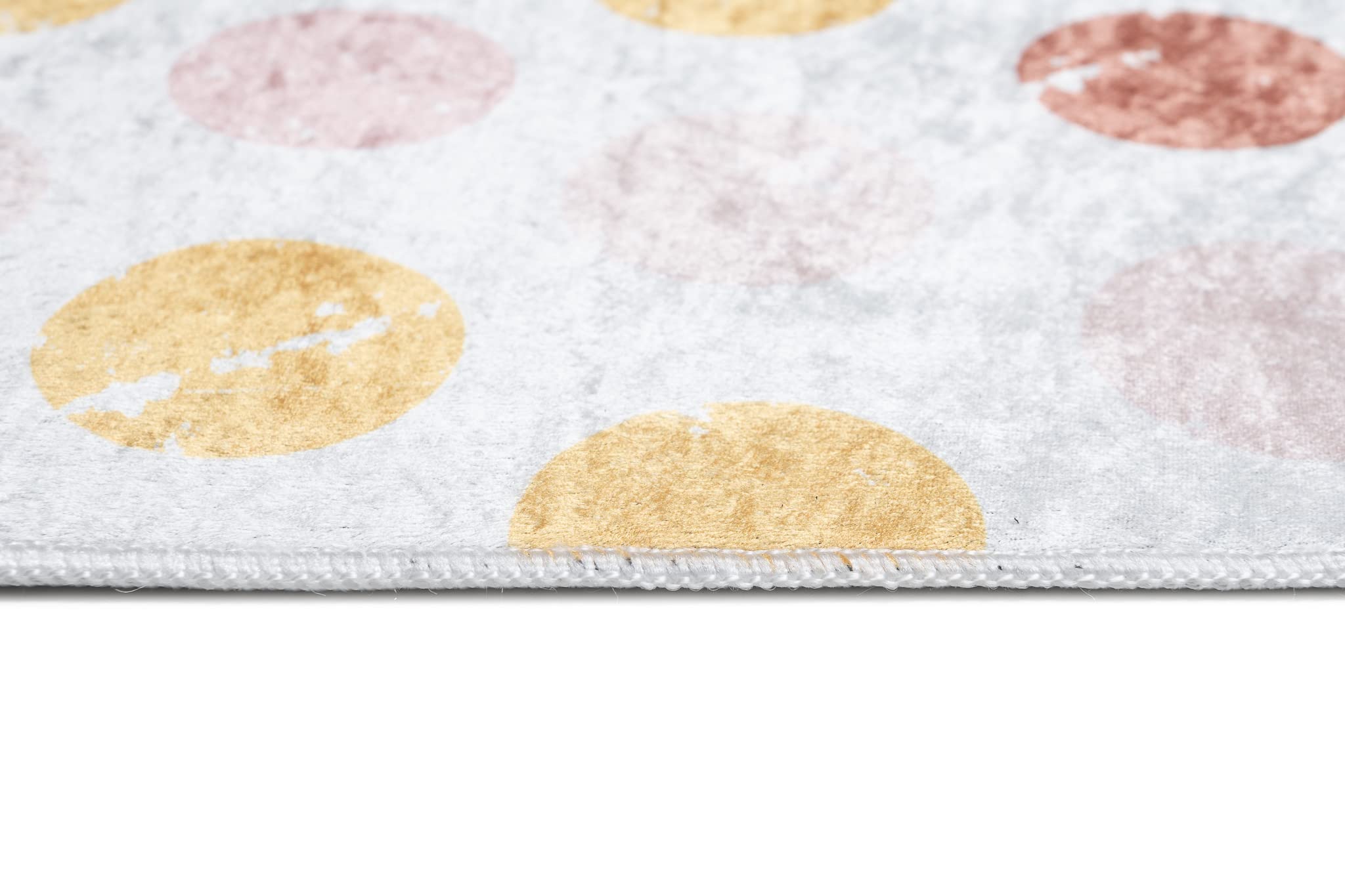 TAPISO Emma Alfombra Antideslizante de Habitación Infantil Juvenil Dormitorio de Niño Bebé Diseño Moderno Dinosaurios Multicolor Patrón Impreso Sin Pelo Suave 80 x 150 cm