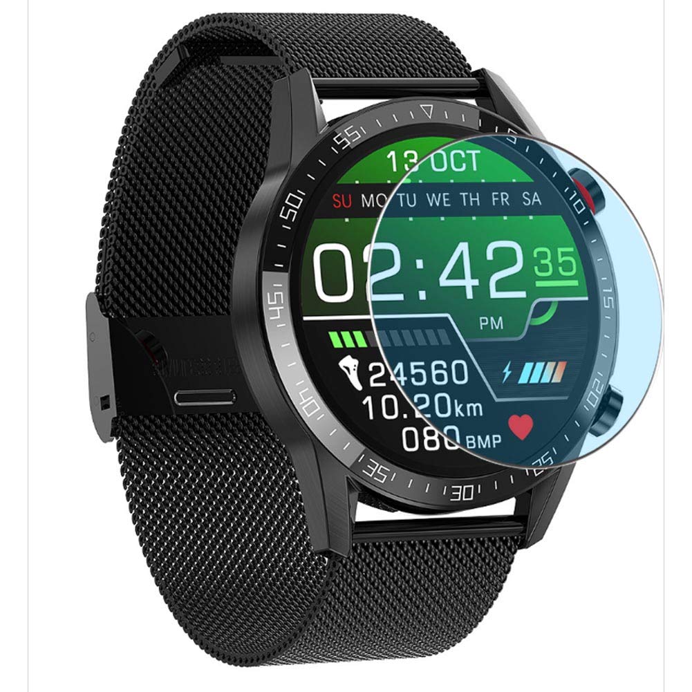 3 Pack Anti Blue Light Screen Protector Film, Compatible with AERFA L13 smartwatch Smart Watch TPU Guard （ Not Tempered Glass Protectors ）
