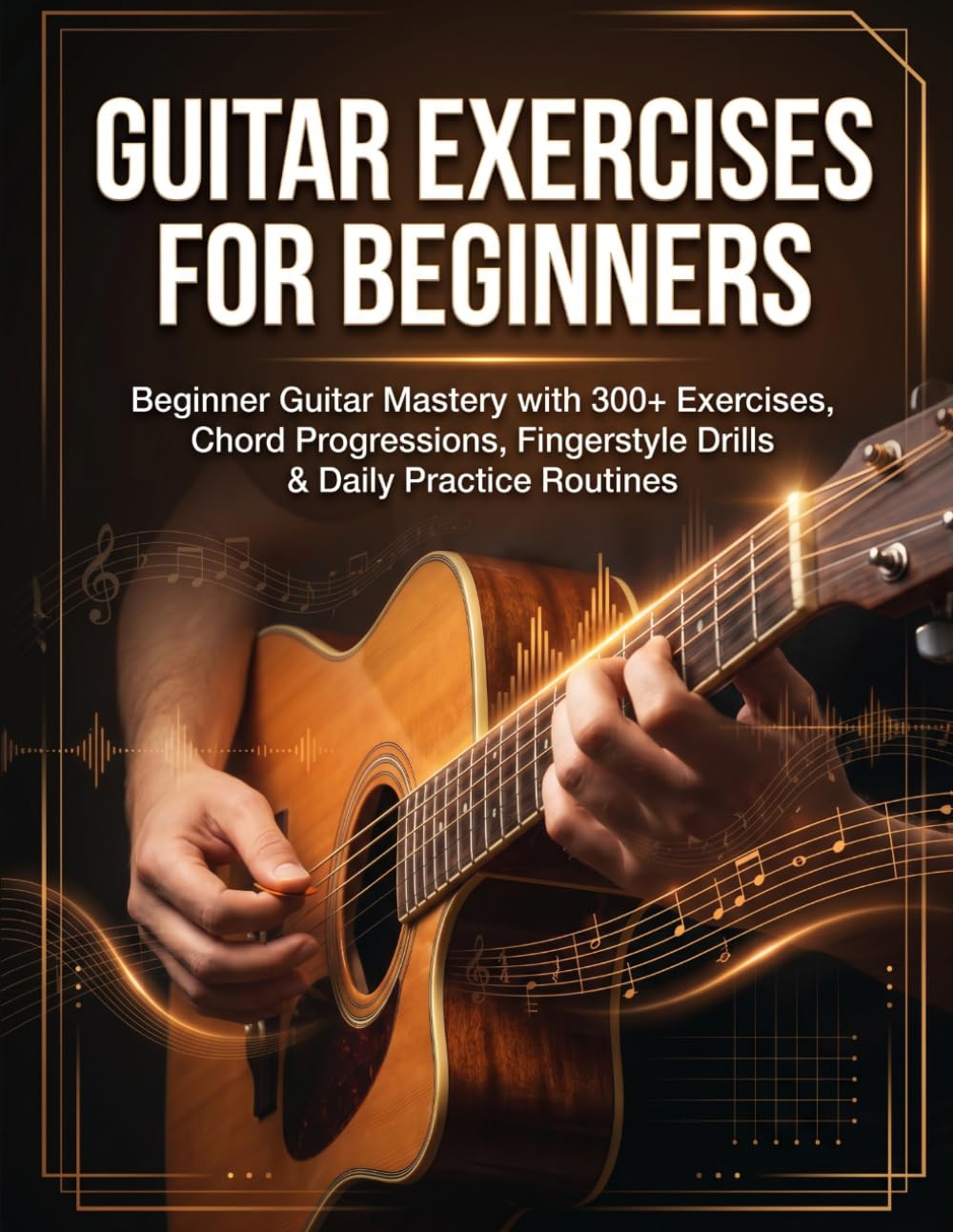 GUITAR EXERCISES FOR BEGINNERS: Beginner Guitar Mastery with 300+ Exercises, Chord Progressions, Fingerstyle Drills & Daily Practice Routines