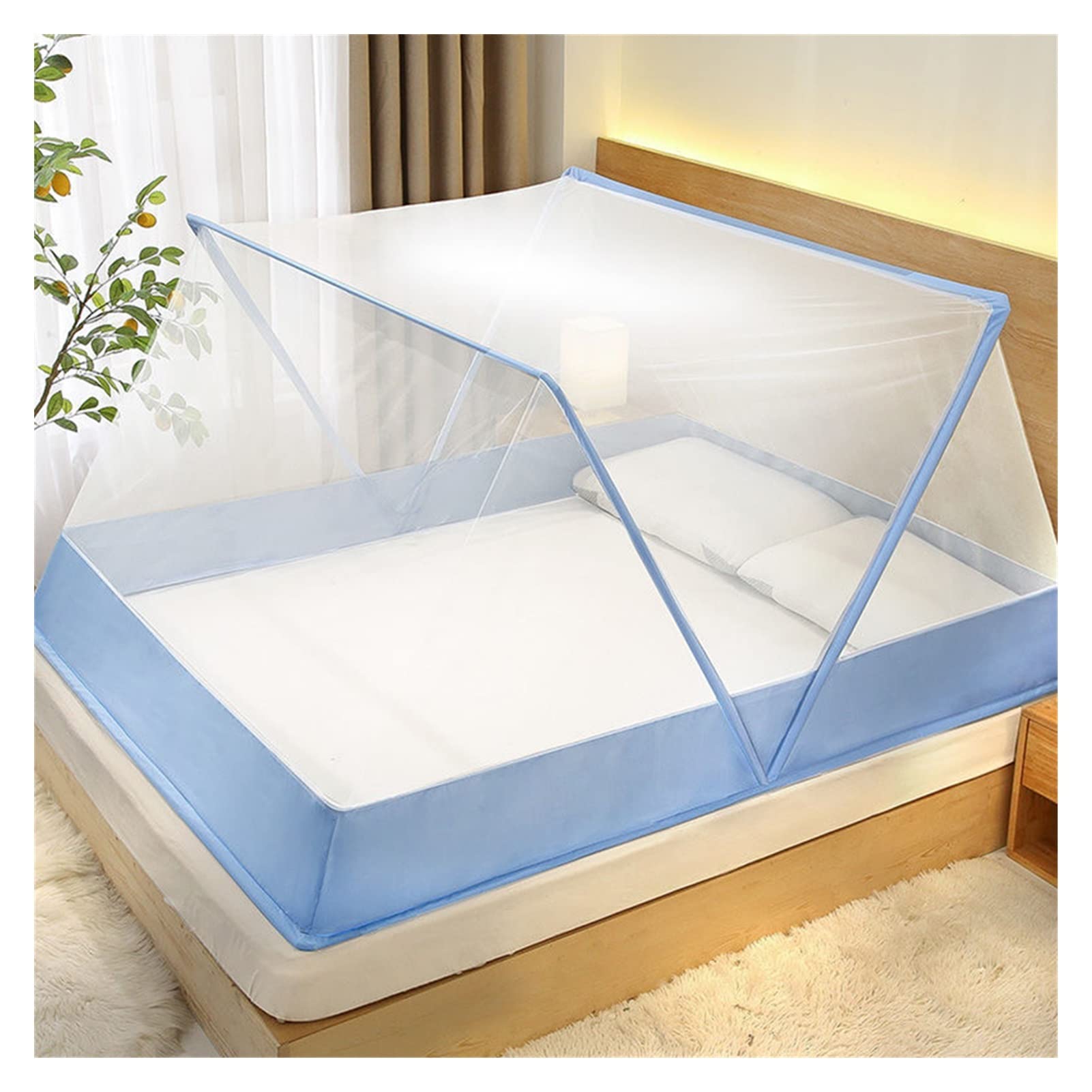 Moustiquaire de lit OKUOKA pliante pour nuits sereines en plein air