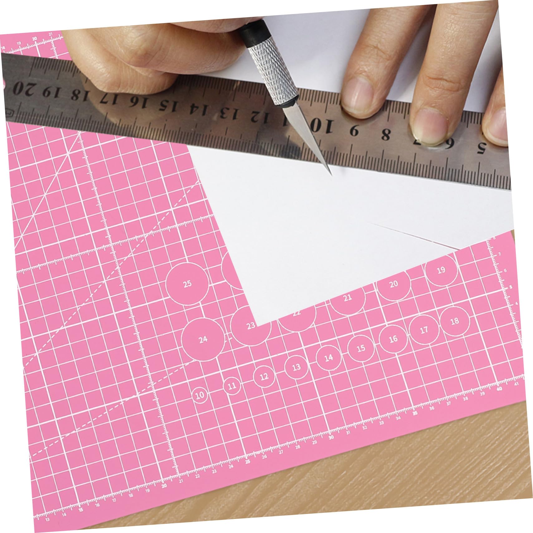 Selbstheilende A3 Schneidematte Beidseitig Pvc Schneideunterlage für Nähen Quilten Scrapbooking Basteln