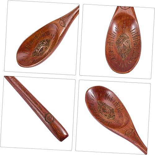 Miniatura 2 de Luxshiny Cucharas rituales para sopa Cucharas de café Mini degustador Sirviendo Sales de Baño Agitar Lavado Ensalada Condimentos Mini Naturaleza