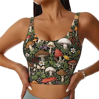 Women Ladies Cozy Sports Bra U-Shaped Back Tank Tops Tops Shirts for Training