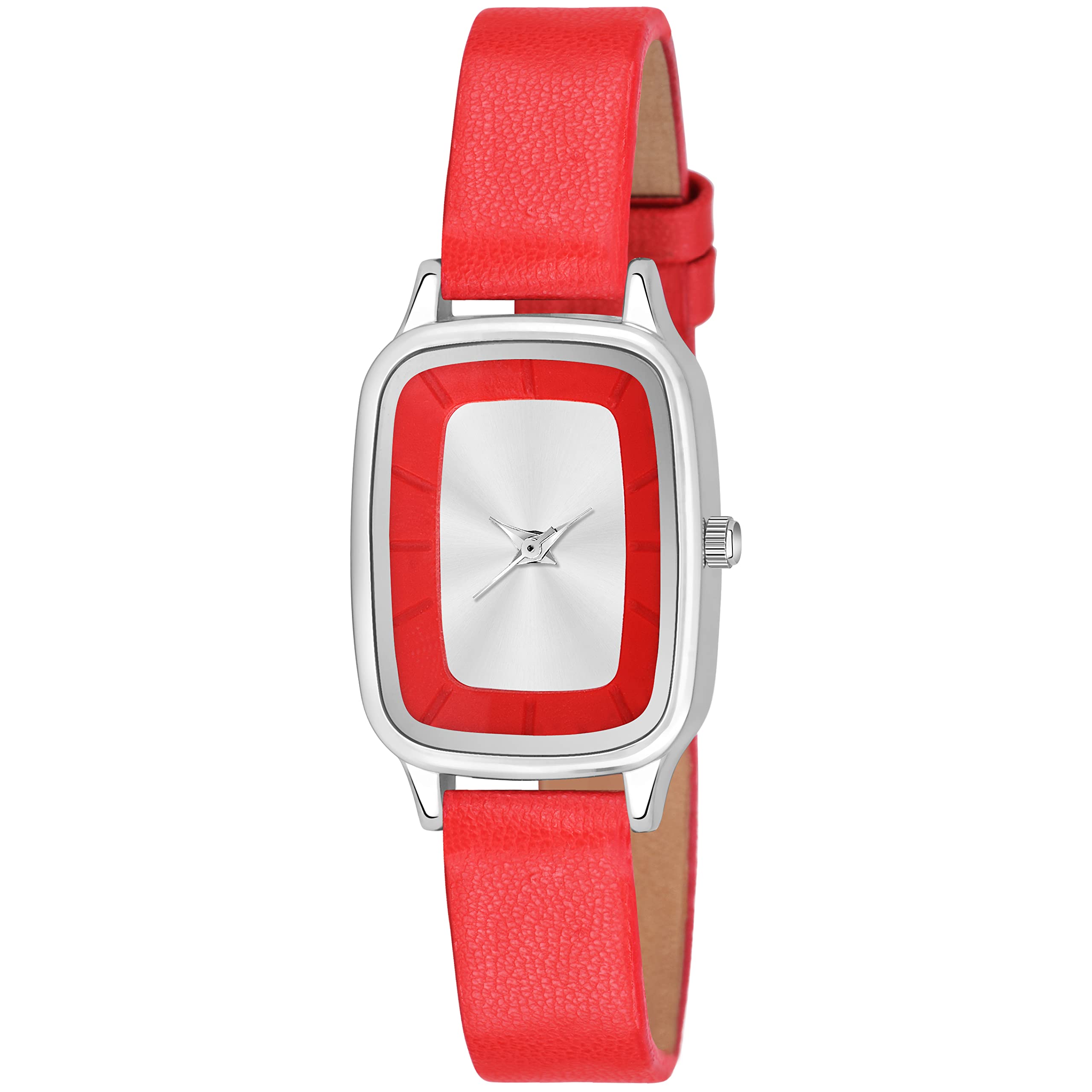 KIARVI GALLERY Analogue Squire Dial Leather Strap Girls &Womens Watch (Orange) (B0B299F5YG) Amazon Price History, Amazon Price Tracker