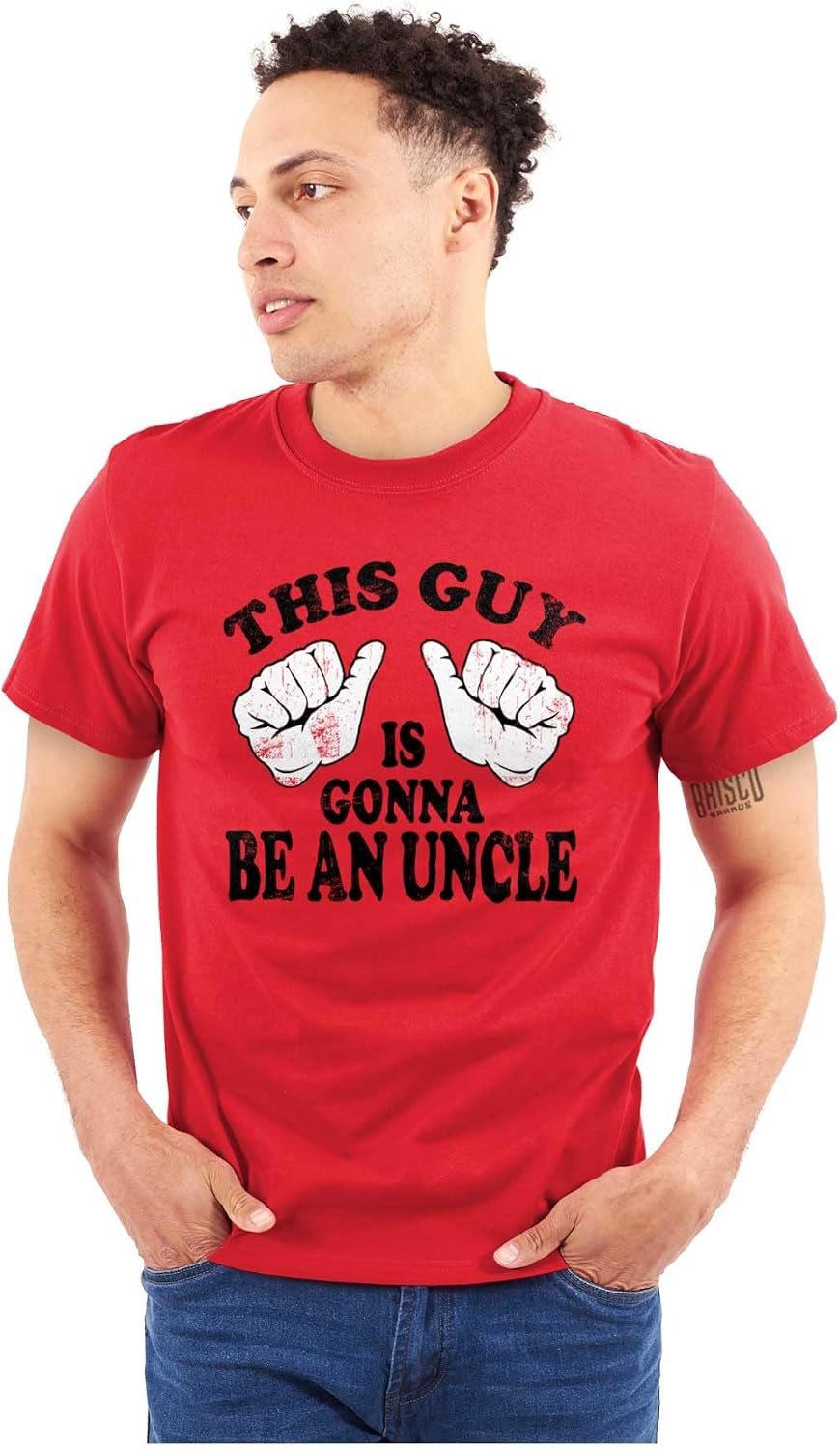 Classic Teaze This Guy is Gonna Be Uncle Nephew Mens Graphic T Shirt Tees