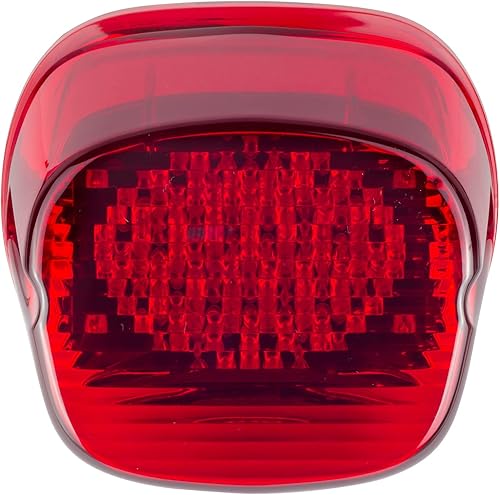Miniatura 7 de Eagle Lights Luz trasera LED estroboscópica roja para Harley Davidson SportsterSoftailTouringDyna