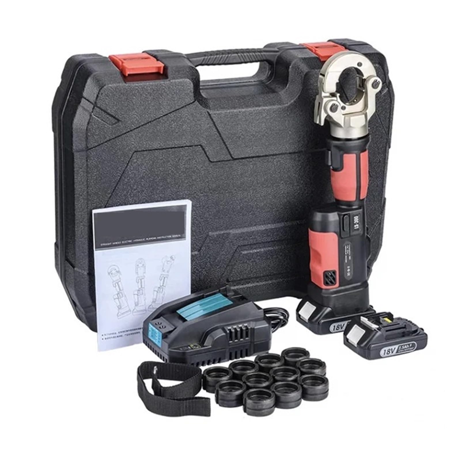 Smtyxs One Color Ls-300 Electric Hydraulic Pliers Cordless Crimping To Clamp Copper Aluminum Terminal Secure Crimping
