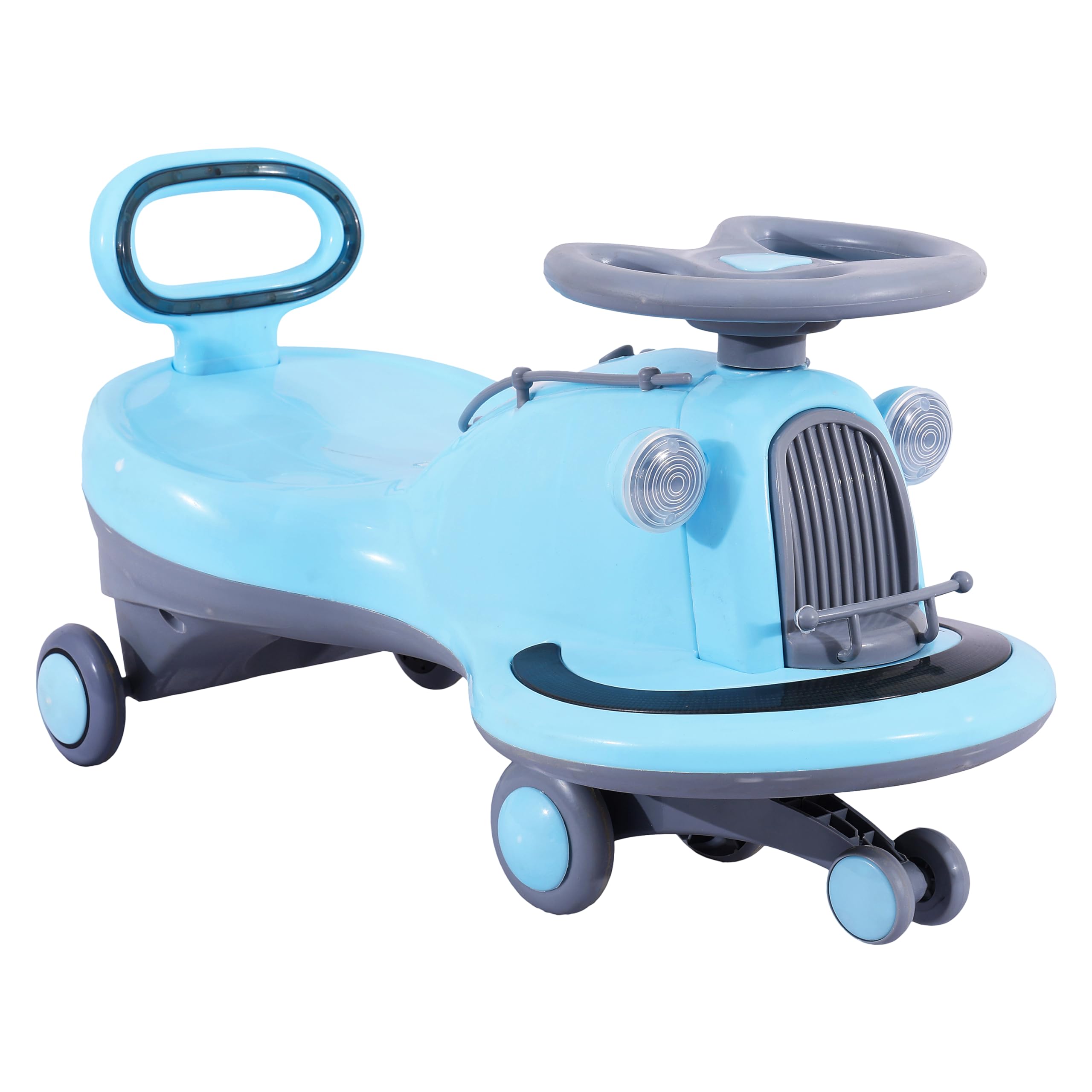 KURB Ride On Swing Car for Kids 1-5 Years| Magic Car with Light & Music | Twister Car with Back Support | with Storage Basket| Comfortable & Durable Seat (Copper Blue) (Blue) (B0D9QPXRB7) Amazon Price History, Amazon Price Tracker