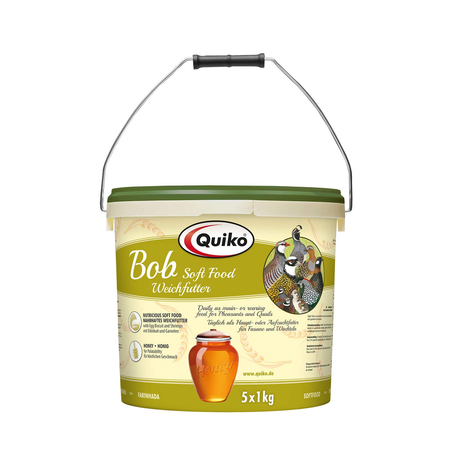 Quiko Bob 5 kg - complete food for quails, pheasants, various types of chickens & ground birds