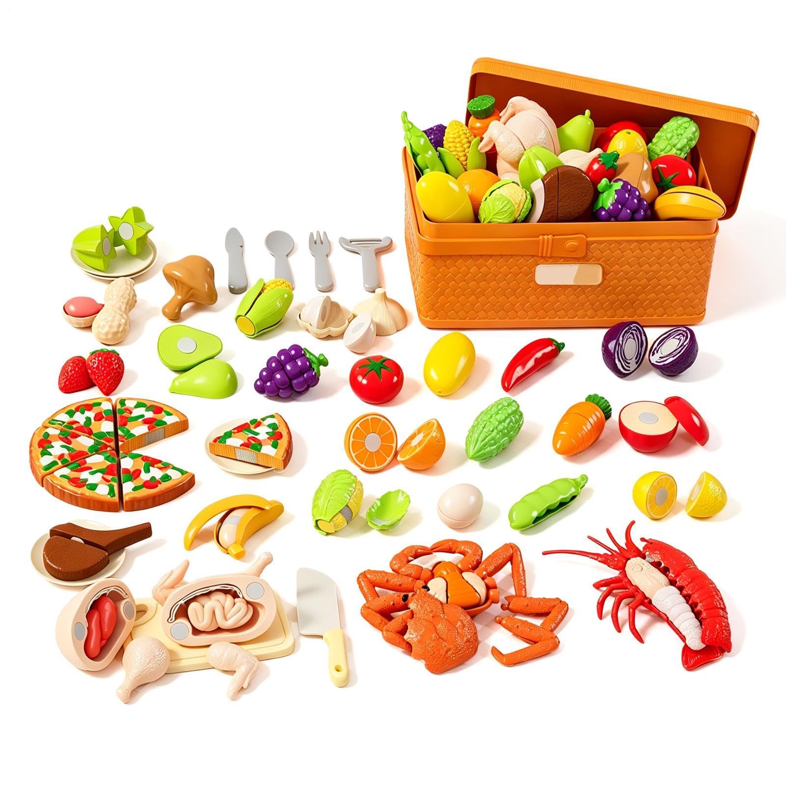 Zestawy jedzenia do zabawy dziecięce Realistyczne i Edukacyjne