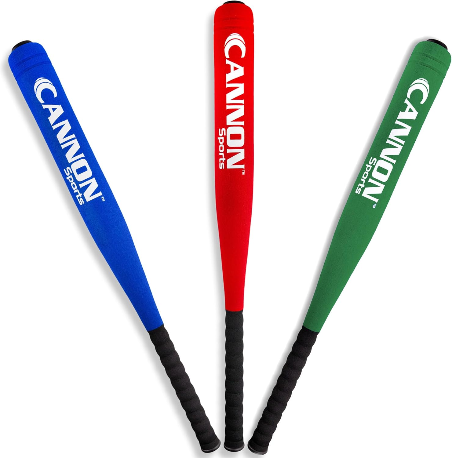 Cannon Sports Foam Baseball Softball Bat - 29-Inch Padded Training Bat with Strong Poly-Core – Soft Foam Practice Bat