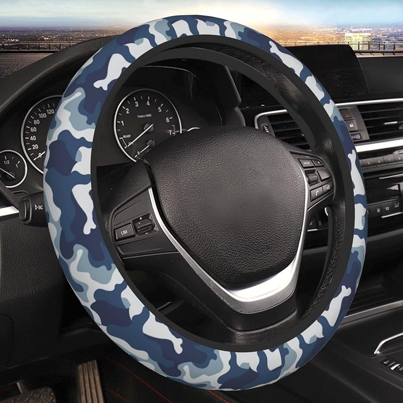 Capa para Volante Camuflada em Neoprene para Volantes de 36,8 a 39,4 cm PFUFNYB