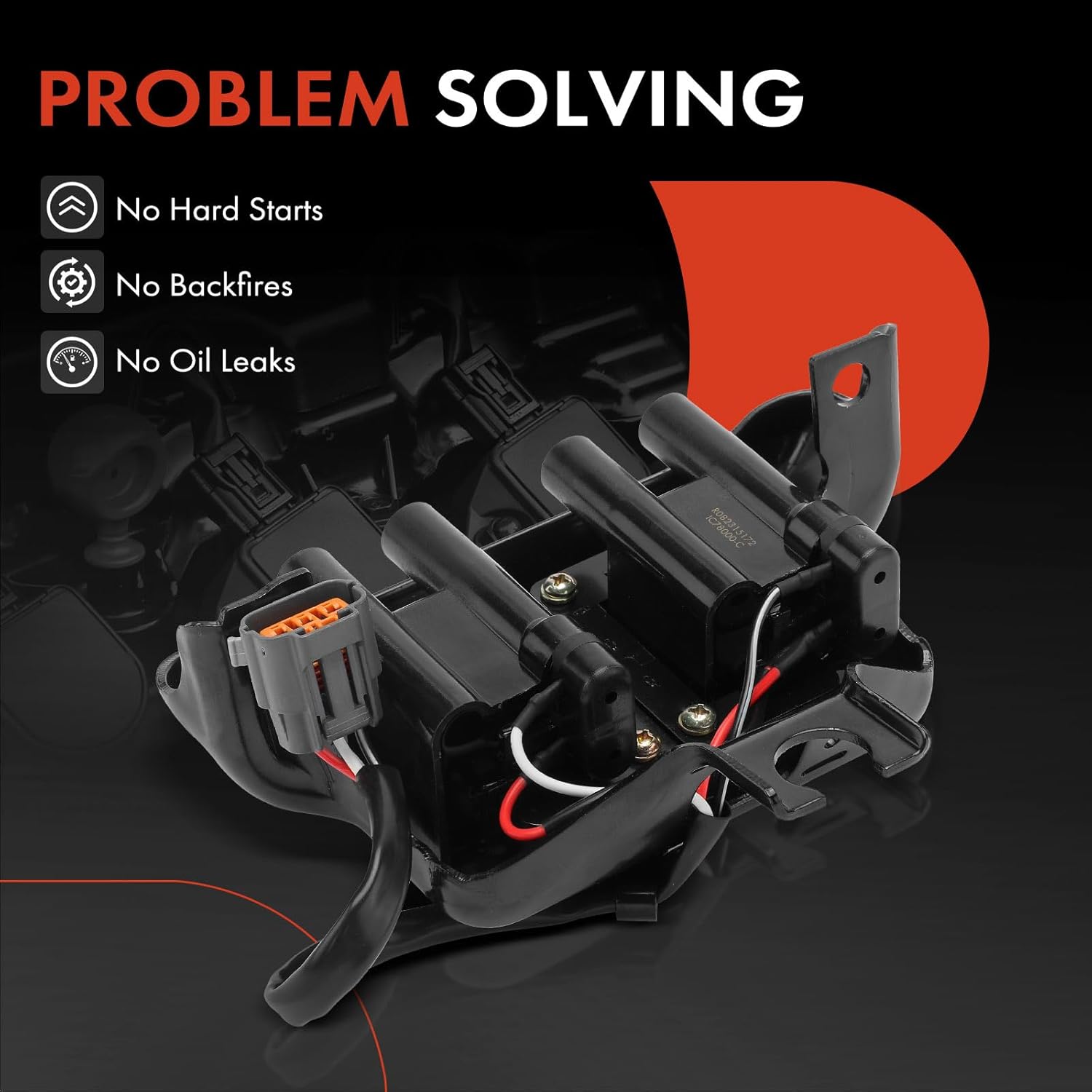 A-Premium Engine Ignition Coil Packs Compatible with Mazda Miata 1990 1992 1993 L4 1.6L