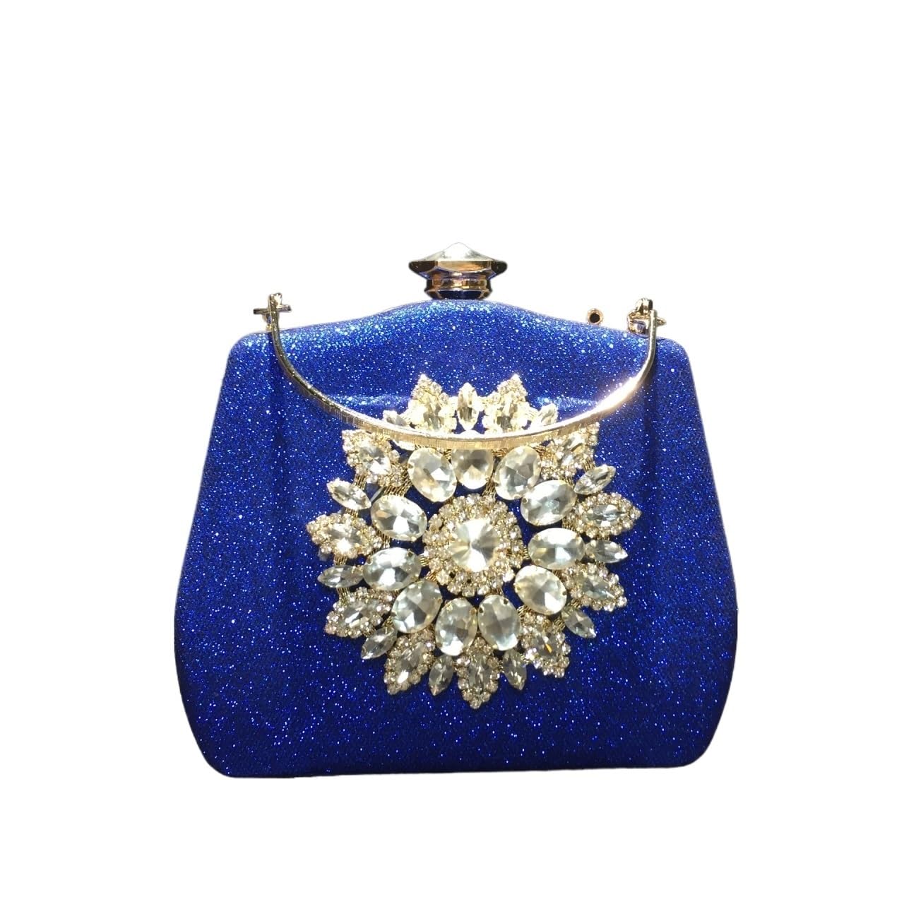 Borsa da sera portatile con strass brillanti alla moda adatta per matrimoni, feste e raduni borse di lusso per le donne