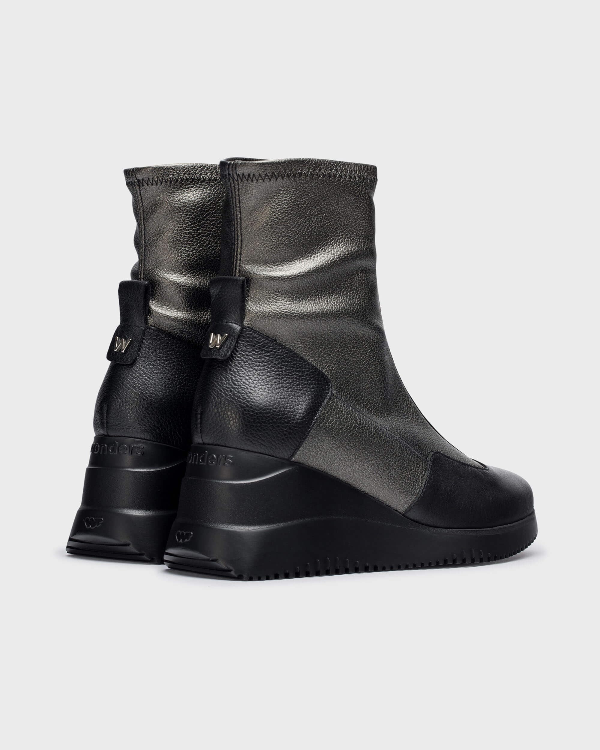 Wonders Dark Grey India Ankle Boot